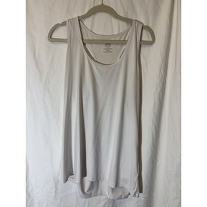 90 Degree by Reflex White Racerback Workout Tank Top‎ XL II25